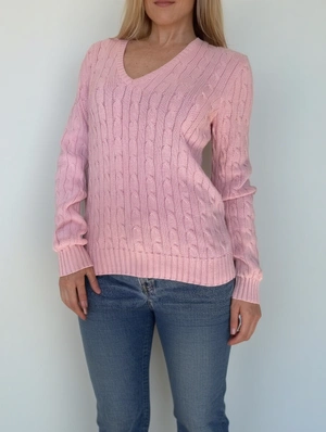 V Neck Long Sleeve Baggy Sweater