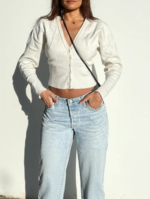 Pure Color Cardigan Long Sleeve Cardigan 