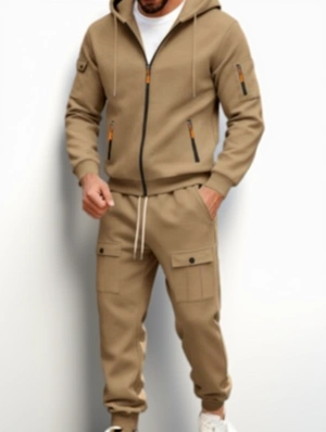 Solid Color Fleece  Loose Long 2pcs Sets