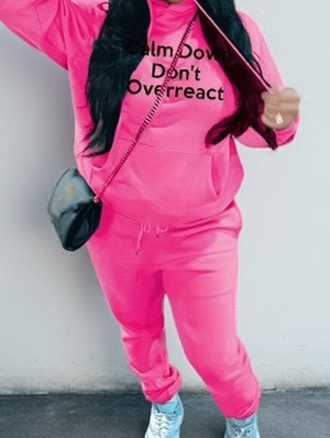 Drawstring Ankle-tied Long Sleeve Pant Sets