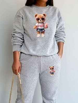Elastic Print Loose Pant Sets