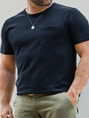 Pullover Pure Color Tailored Tee