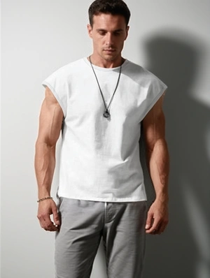 Pullover Pure Color Fitted Tee