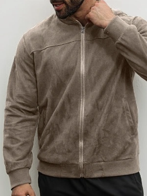 Patchwork Solid Color Peacoat Short Coats
