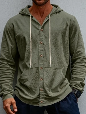 Patchwork Solid Color Long Sleeve Shirts