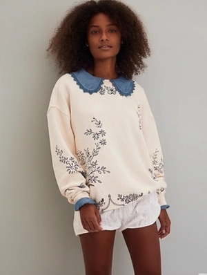 Tree Vines Baggy Long Sleeve Hoodies