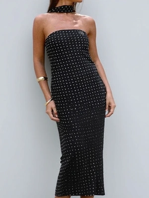 Dots Pullover European Sleeveless Dress