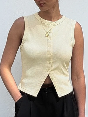Solid Color Striped European Tanks  Camisoles