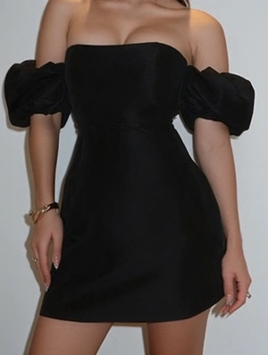 Patchwork Ribbon Bow Pure Color Sleeveless Mini Dress