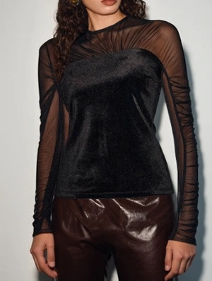 See Through Pullover Skinny T-shirts