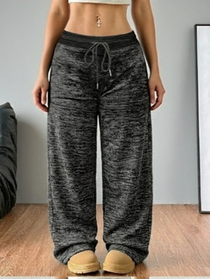 Loose Drawstring Elastic Waist Pants