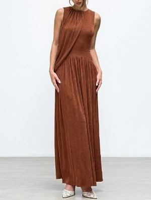Pullover Solid Color Skinny Sleeveless Dress