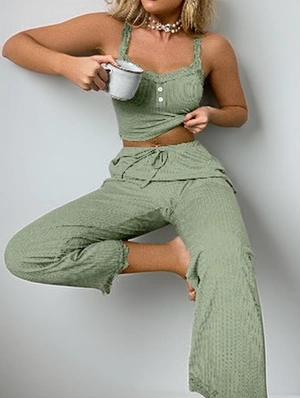 Loungewear Camisole And Long Pants Two-Piece Set