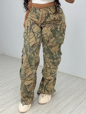 Camo Brambles Multi Pocket Cargo Pants