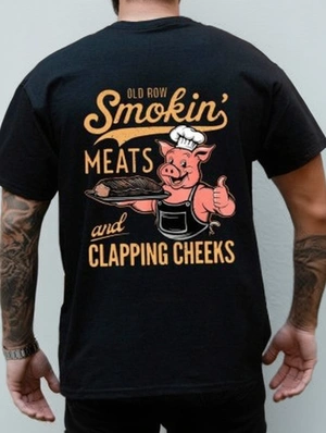 Men's Cartoon Letter Graphic Print T-Shirt

