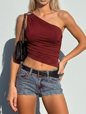 Metal Decor Solid Color European Tanks Camisoles