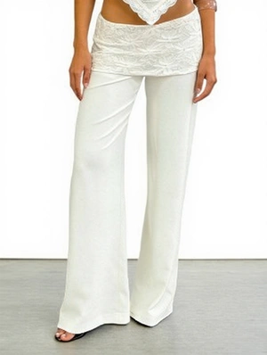 Summer Flare Leg Low Rise Long Pants