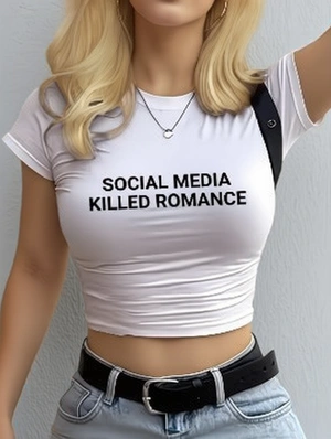 Letter Slogan Printed Baby Tee