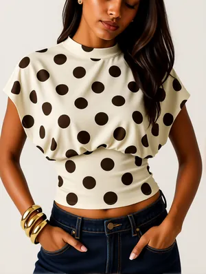 Crewneck Raglan Sleeve Milk Fiber T-shirts