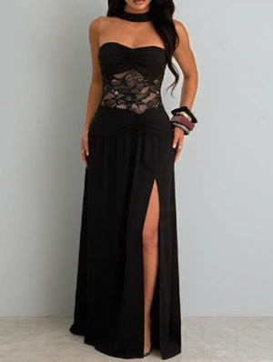 Perspective Solid Color Sleeveless Dress