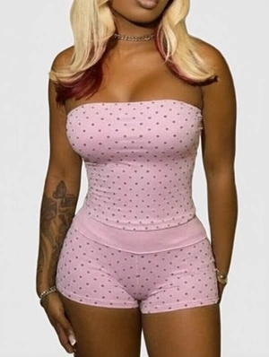 Polka Dots Tube Short Headband 3 Piece Sets