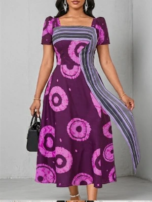 Vacation Tie‑Strap Summer Midi Dress