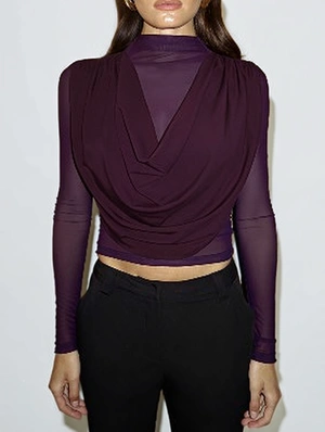 See Through Bodycon Long Sleeve Tee