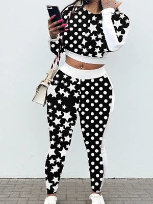 Star And Dots Long Sleeve 2 PC Pant Sets