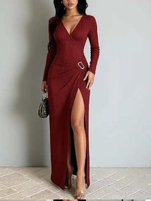 Twist Loose Long Sleeve Dress