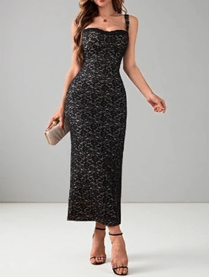 Solid Color Fitted Sleeveless Dress