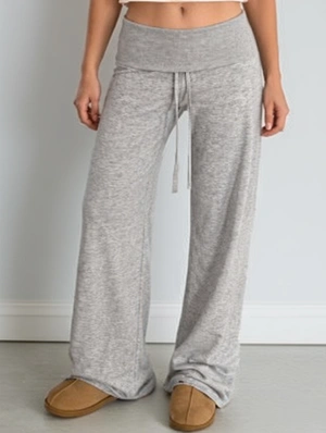 Patchwork Spandex High Rise Pants