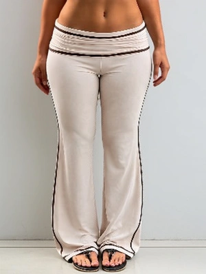 Casual Flare Striped Long Sweatpants