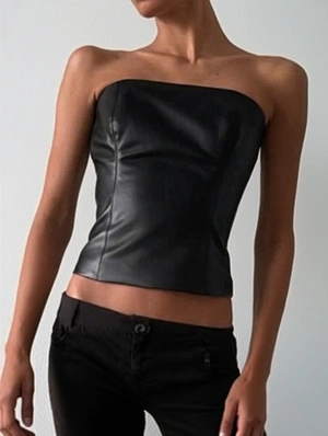 Patchwork Backless Cropped Tube Tanks 