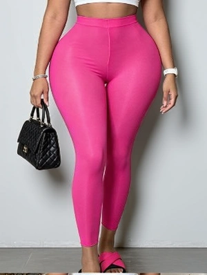 Gauze Sheer Bodycon Crop Pants
