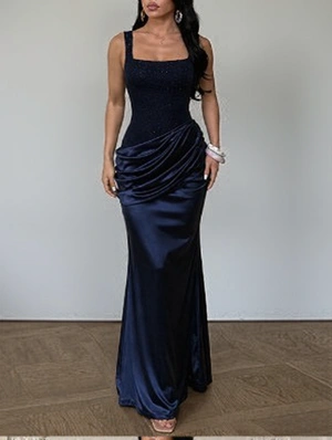 Maxi Square Neck Sleeveless Dress