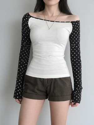 Plaid Washed Leisure T-shirts
