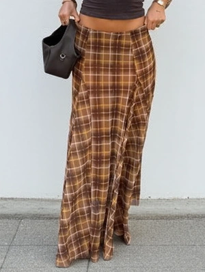 Patchwork Mid-rise A-line Skirts