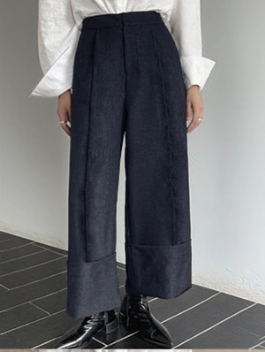 Solid Color Spandex High Rise Pants