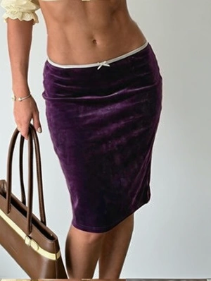 Knitting Midi Dress Skirts
