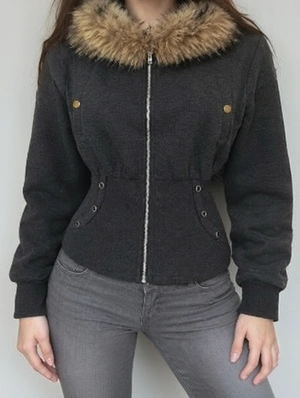 Patchwork Solid Color Girdle Coats