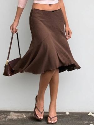 Jacquard Weave Mermaid Casual Skirts