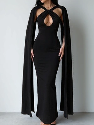 Surplice Neck Ribbons Sleeveless Dress