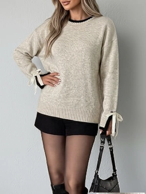 Loose Crewneck Long Sleeve Pullover Sweater