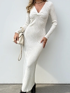 Pullover Sheath Long Sleeve Dress