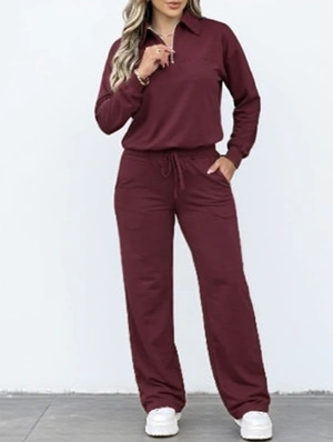 Half Zip Long Sleeve Sport Pants Set