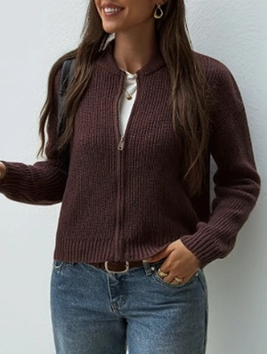 Solid Color Long Sleeve Cardigan Coats
