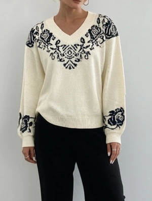 Pullover Loose Long Sleeve Pullover Sweater
