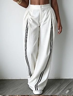 Striped Fashion Casual Straight Loose Track Pants