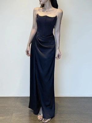 V Neck Spandex Sleeveless Dress