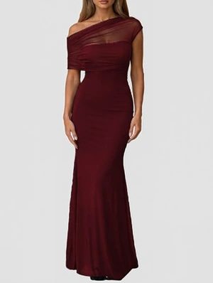 Hollow-out Pullover Elegant Sleeveless Dress